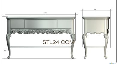 Set of furniture (KMB_0168) 3D models for cnc